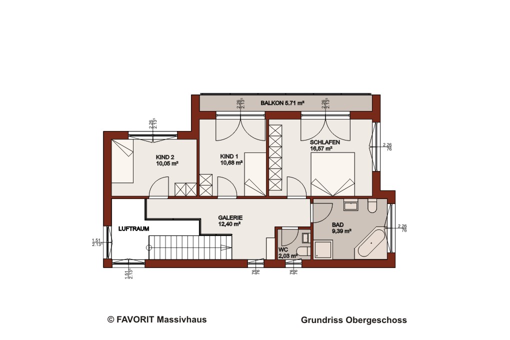 Concept Design 130 Obergeschoss